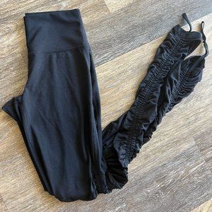 Fabletics Pure Luxe Ruched Black Legging XXS